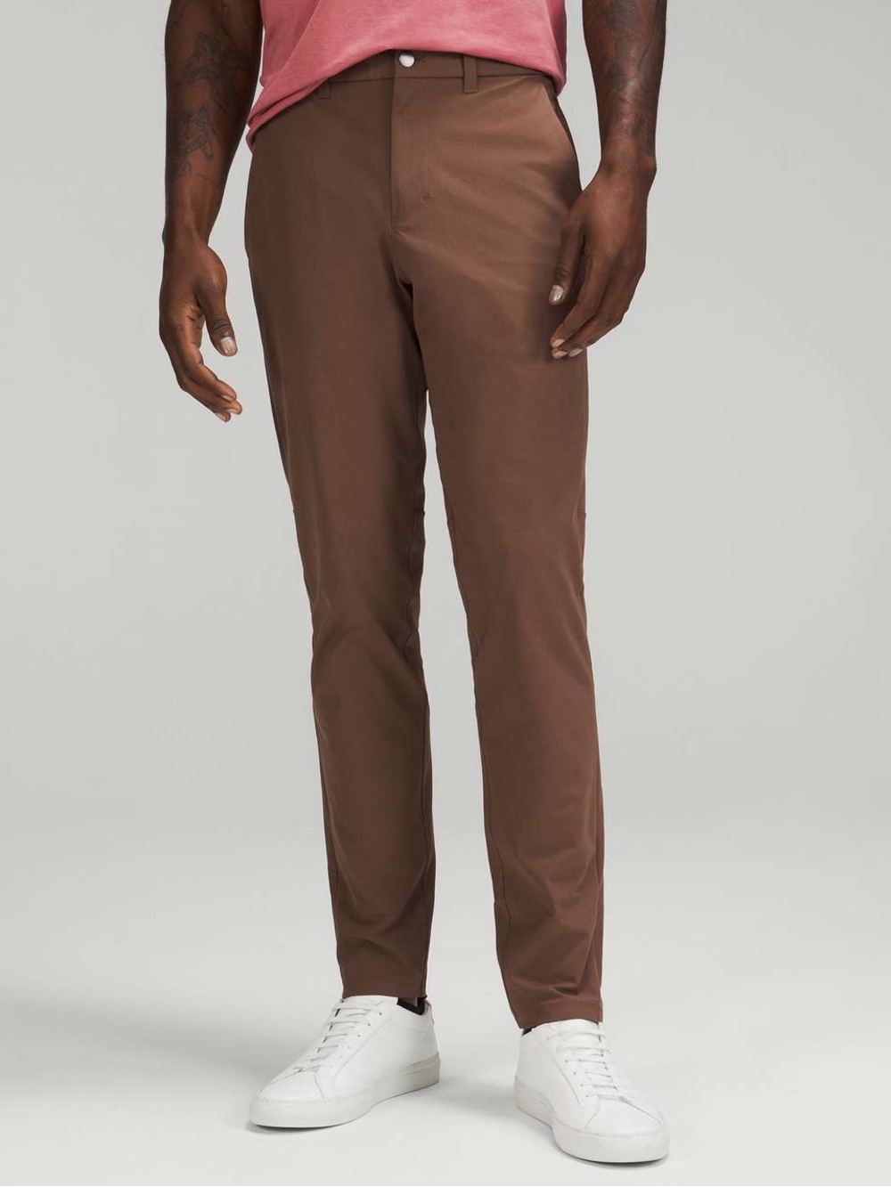 Lululemon Men’s Commission Slim-Fit Pant 32x27 Warpstreme Material Dark Mocha